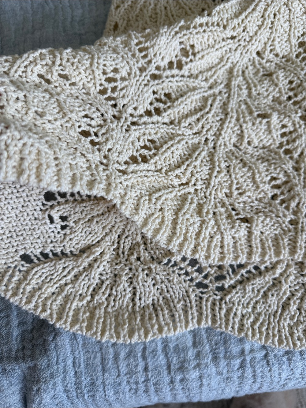 L*SPACE x HANNA MONTAZAMI Lisola Cover-Up Ivory Tapioca Size S Summer Crochet - Picture 4 of 10